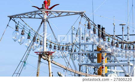 Fishing light on fishing boat 27800220