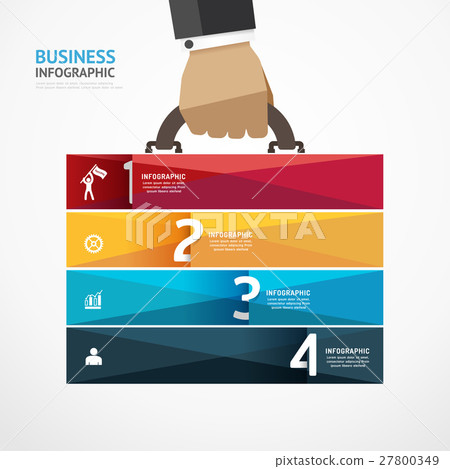 infographic Template with businessman infographic Template with businessman 27800349
