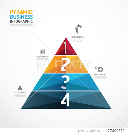 Pyramid geometric Infographic Template business Pyramid geometric Infographic Template business 27800351