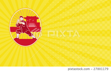 Martial Arts Academy Business card 27801179