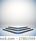 White empty stage. 27801509
