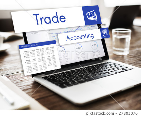 Stock Market Trade Business Analysis Investment Concept 27803076