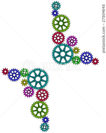 Colorful gear 27804648