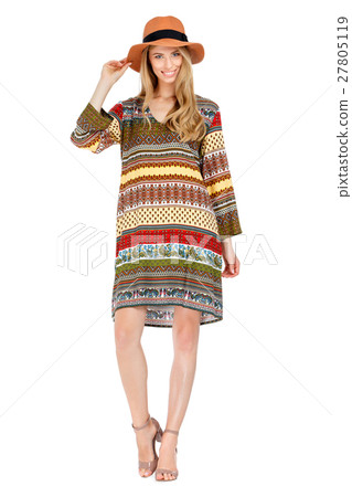 Fashion photo of young magnificent woman wearing Fashion photo of young magnificent woman wearing 27805119