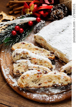 traditional German cake Dresdner stollen 27808131