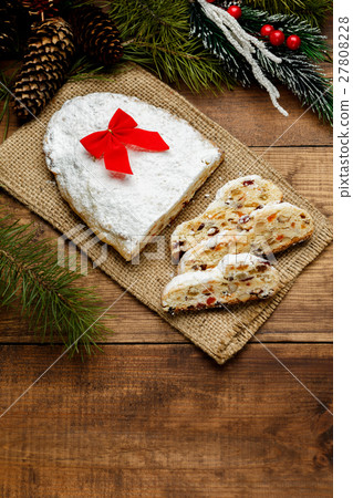 traditional German cake Dresdner stollen 27808228