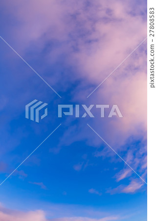 一月的天空和雲彩（垂直） 27808583