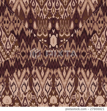 Ethnic tribal carpet, plaid pattern fabric brown Ethnic tribal carpet, plaid pattern fabric brown 27808821