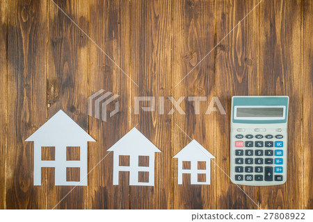 Mortgage Calculator, house with Calculator Mortgage Calculator, house with Calculator 27808922