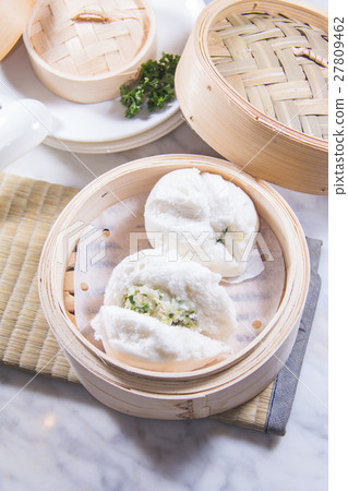 steamed bun dim sum 27809462