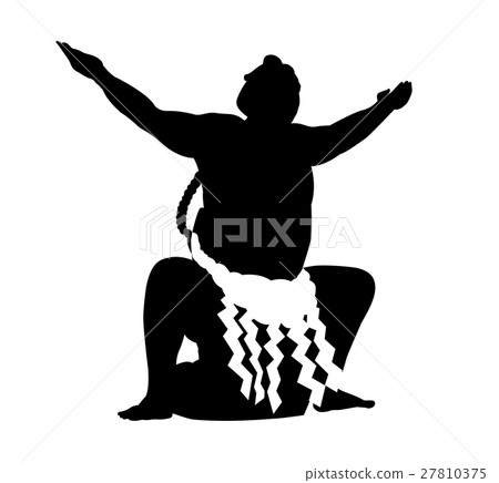 相撲_剪影 相撲_剪影 27810375