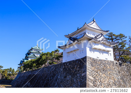Nagoya castle in the middle of March Nagoya castle in the middle of March 27811682