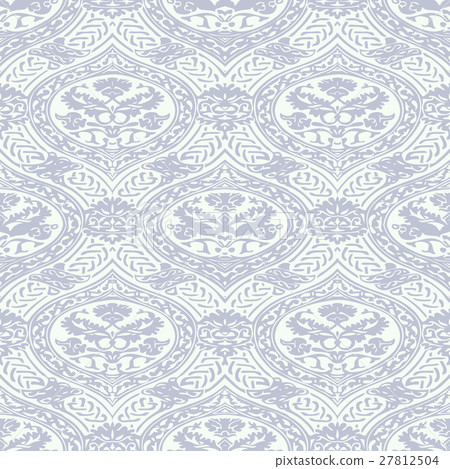 Vector seamless floral antique pattern  27812504