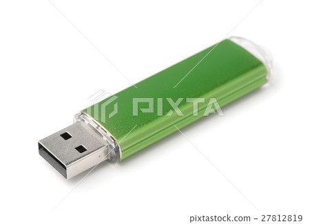 Green USB flash drive 27812819