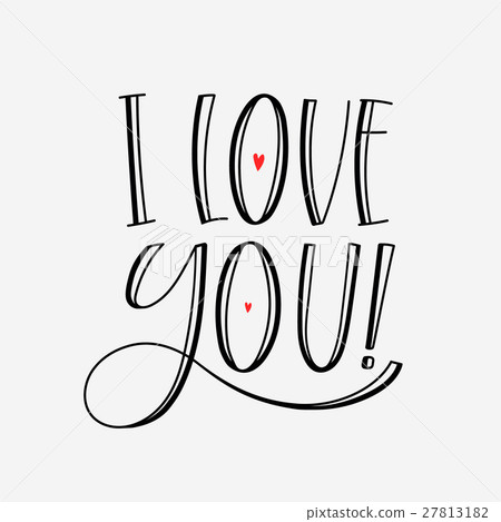 I Love you greeting Card 27813182