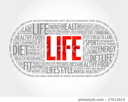 LIFE word cloud, fitness - Stock Illustration [27813614] - PIXTA