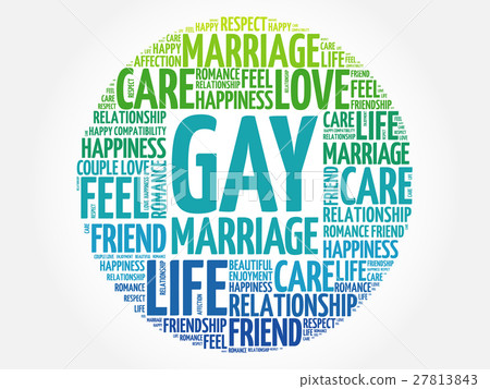 Gay marriage circle word cloud Gay marriage circle word cloud 27813843