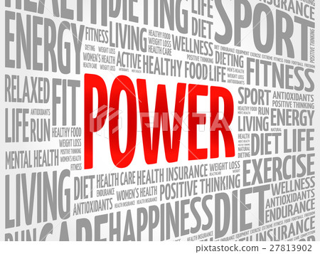 POWER word cloud background POWER word cloud background 27813902