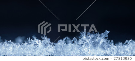Snow drift micro scenery 27813980