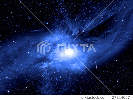 Stars, dust and gas nebula in a far galaxy 27814697