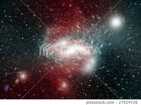 Stars, dust and gas nebula in a far galaxy 27814726
