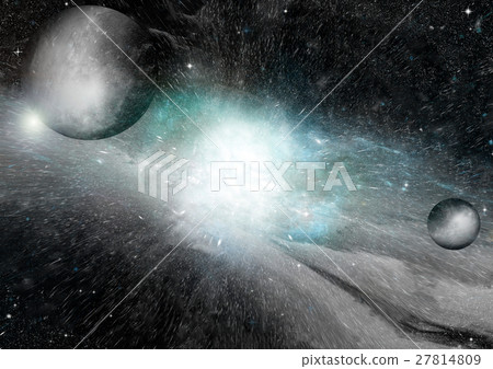 Stars, dust and gas nebula in a far galaxy Stars, dust and gas nebula in a far galaxy 27814809