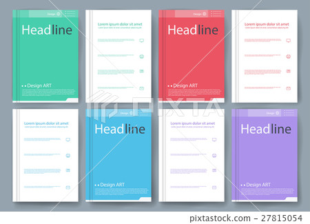 Vector brochure, flyer, magazine cover poster Vector brochure, flyer, magazine cover poster 27815054
