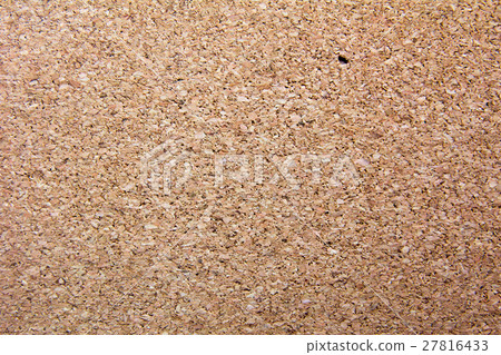 Closed up brown cork board texture background Closed up brown cork board texture background 27816433