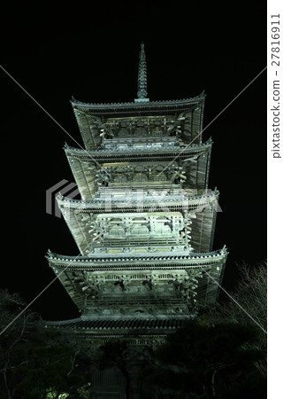 Kokubunji Five Stage Tower Light Up Kokubunji Five Stage Tower Light Up 27816911