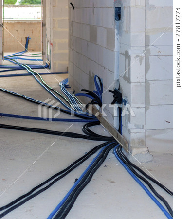 Pipes and heating system at house construction Pipes and heating system at house construction 27817773