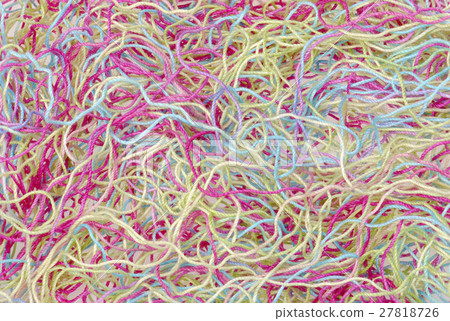 closeup bacground of multicolored threads 27818726