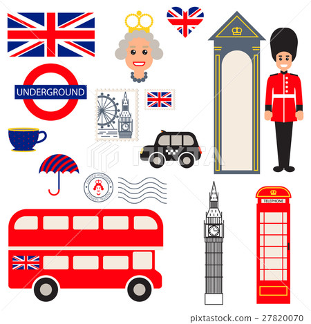 England vector traditional symbols. England vector traditional symbols. 27820070
