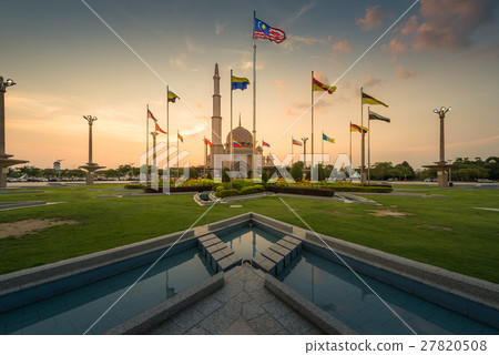 Putrajaya pink mosque landmark in Malaysia 27820508