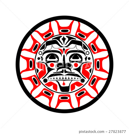 Vector illustration of the sun symbol Vector illustration of the sun symbol 27823877