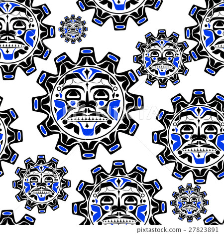 Vector illustration of the sun symbol 27823891