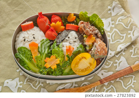 decorated lunchbox, japanese box lunch, dolls' festival 27823892