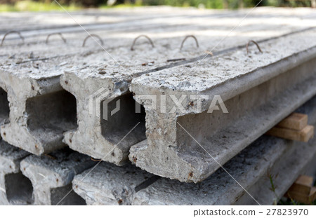 I Concrete Stake at construction site 27823970