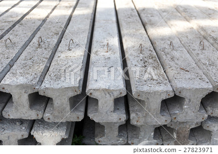 I Concrete Stake at construction site 27823971