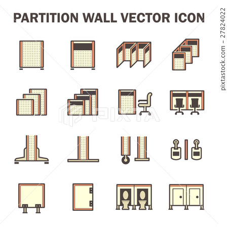 Partition wall icon 27824022