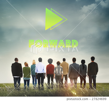 Goals Aim Forward Positivity Success Mission Concept Goals Aim Forward Positivity Success Mission Concept 27824699