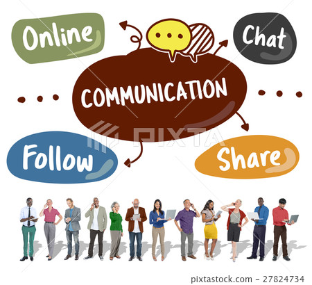 Social Media Word Diagram Concept Social Media Word Diagram Concept 27824734