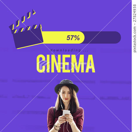 Entertainment Multimedia Theatre Movies Concept 27824938