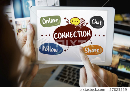 Social Media Word Diagram Concept Social Media Word Diagram Concept 27825339