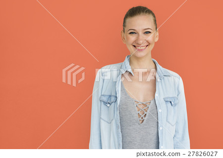 Woman Smiling Happiness Portrait Concept Woman Smiling Happiness Portrait Concept 27826027