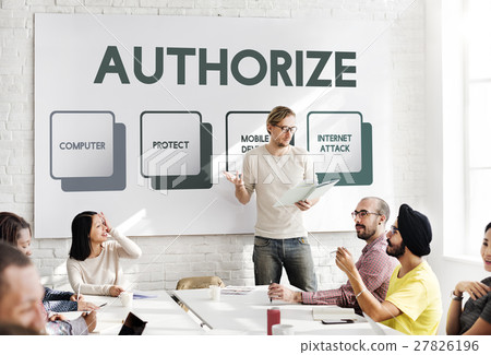 Authorization Permission Network Security System Concept Authorization Permission Network Security System Concept 27826196