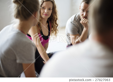 Exercise International Group Relaxation Fitness Concept Exercise International Group Relaxation Fitness Concept 27827063