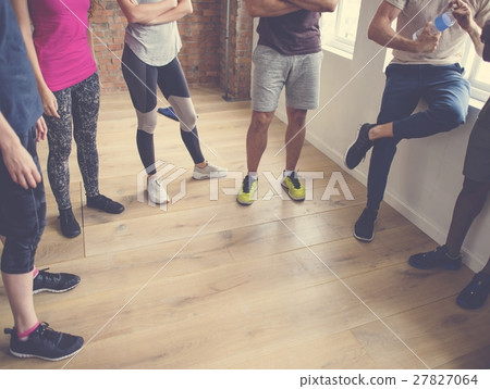 Diversity People Exercise Class Relax Concept Diversity People Exercise Class Relax Concept 27827064