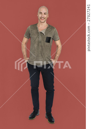 Man Smiling Happiness Portrait Concept Man Smiling Happiness Portrait Concept 27827241