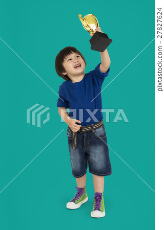 Boy Award Reward Playful Kid Little Won Concept Boy Award Reward Playful Kid Little Won Concept 27827624