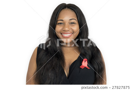 Woman Cheerful Studio Portrait Concept 27827875